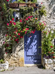 Provenza, facciata di una casa a La-Colle-sur-Loup.