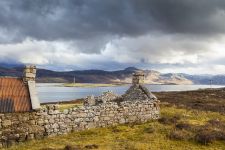 Rovine sul Loch Eriboll.